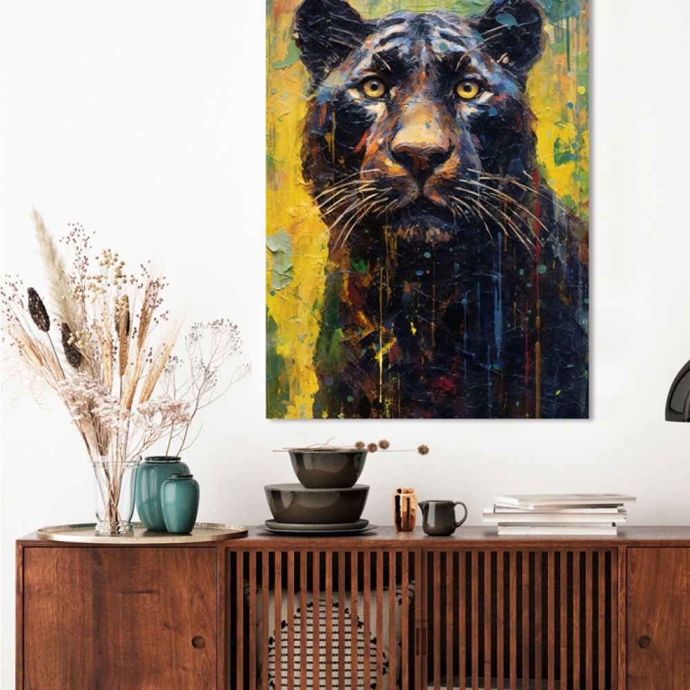 IMAGELAND АЛУМИНИЕВА КАРТИНА BLACK PANTHER