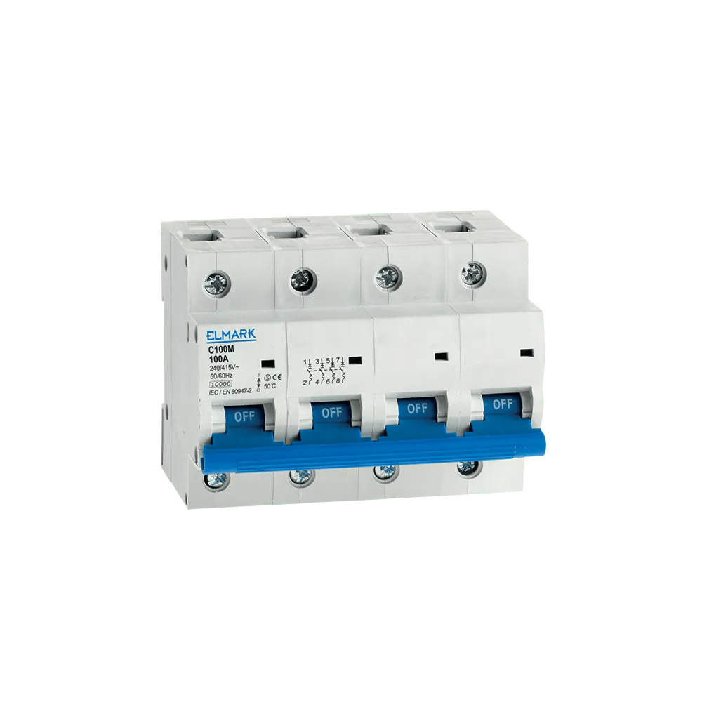 Miniature circuit breaker C100M 80A 4P 10kA Curve C Miniature circuit breaker C100M 80A 4P 10kA Curve C