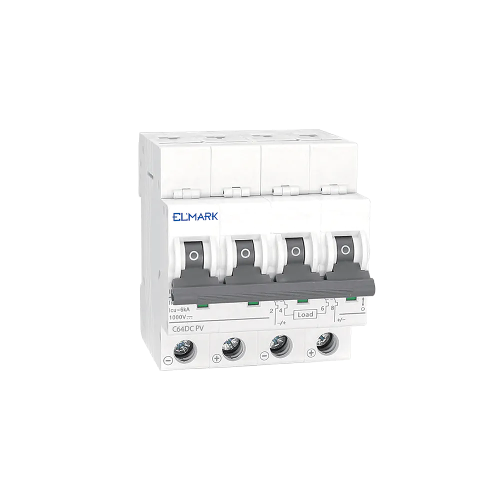 MCB DC64 20A 4P 6KA 1000V КРИВА С ЗА PV СИСТЕМА