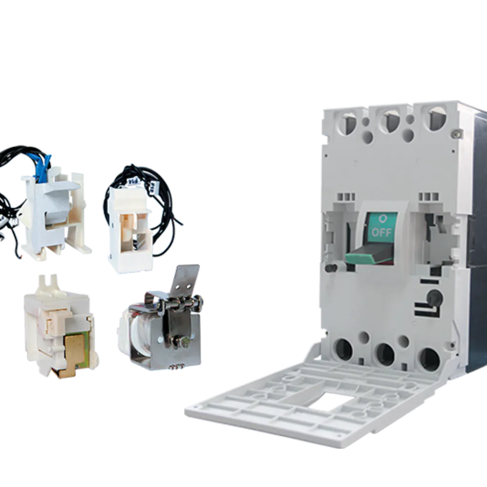Electronic molded case circuit breaker DS-3E 1250A 3P 240V with mounted MX + OF Electronic molded case circuit breaker DS-3E 1250A 3P 240V with mounted MX + OF
