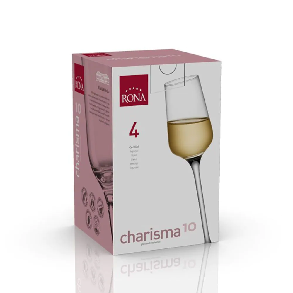 RONA ЧАШИ ЗА АПЕРИТИВ CHARISMA 6044 100ML, 4БР.