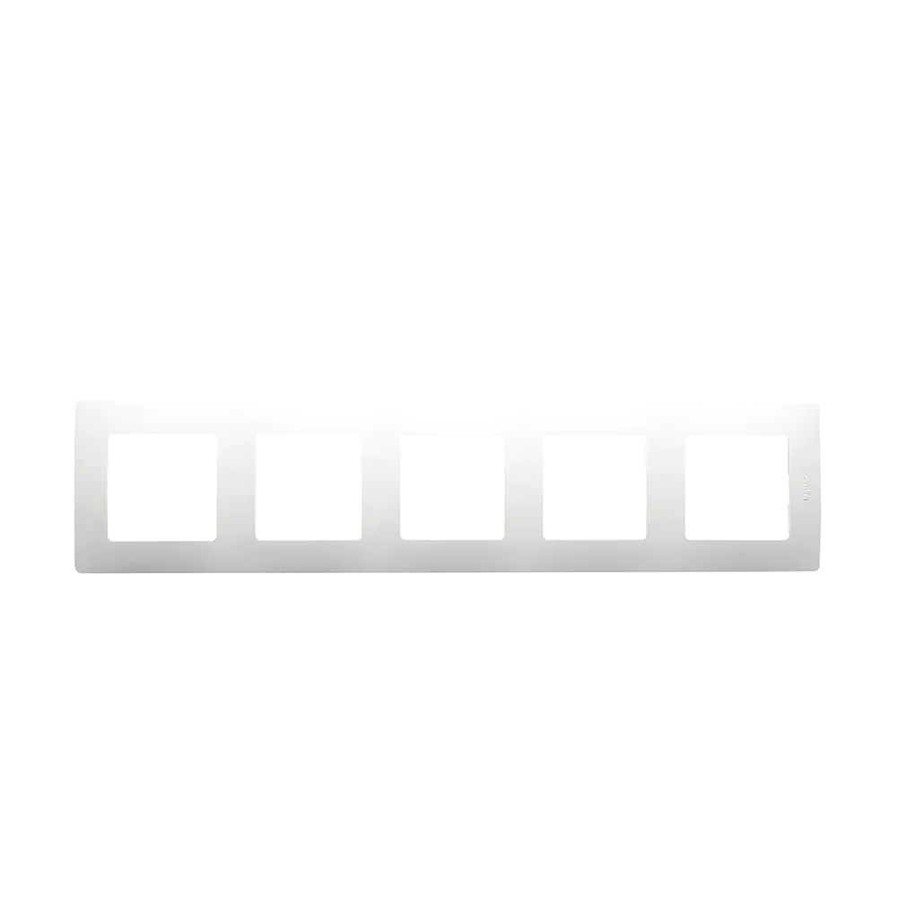 LEGRAND Five gangs panel NILOE white