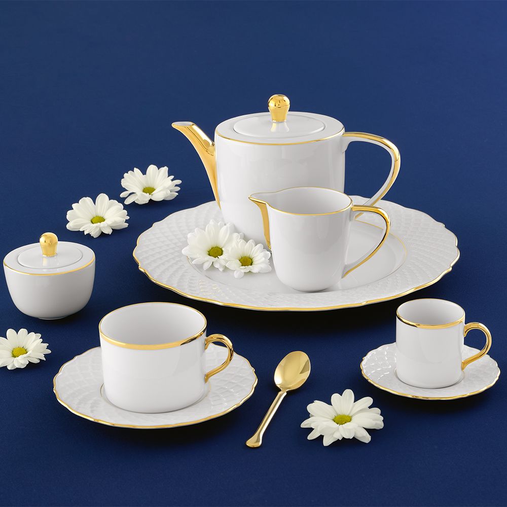 PORCEL ЧАША ЗА ЧАЙ PREMIUM GOLD BIA 8CM 230ML