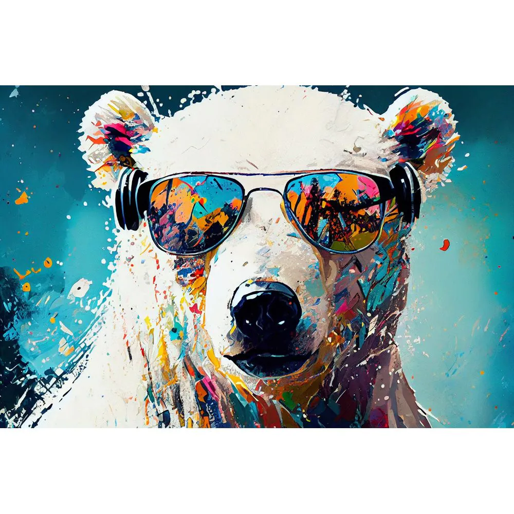 IMAGELAND КАРТИНА АКРИЛНО СТЪКЛО COOL POLAR BEAR IMAGELAND КАРТИНА АКРИЛНО СТЪКЛО COOL POLAR BEAR
