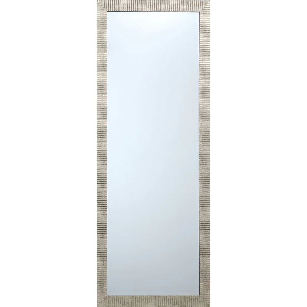 Wall mirror with metal frame 53x153cm gold