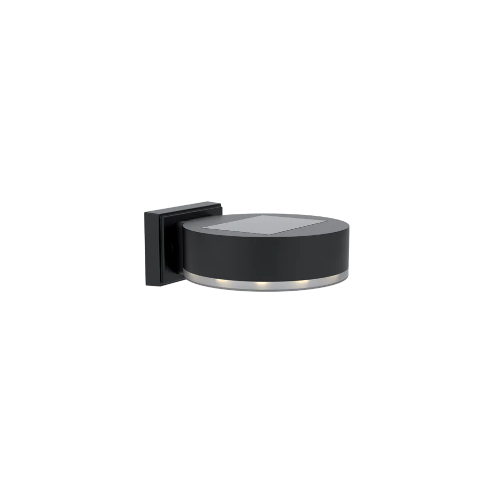 LED solar wall lamp 23428 0.3W IP44 black