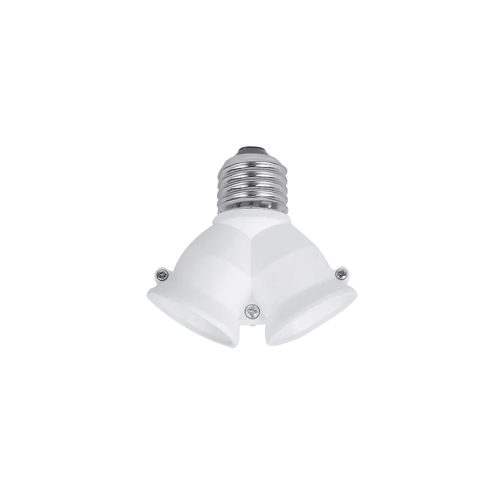 Lamp adaptor E27 to 2XE27