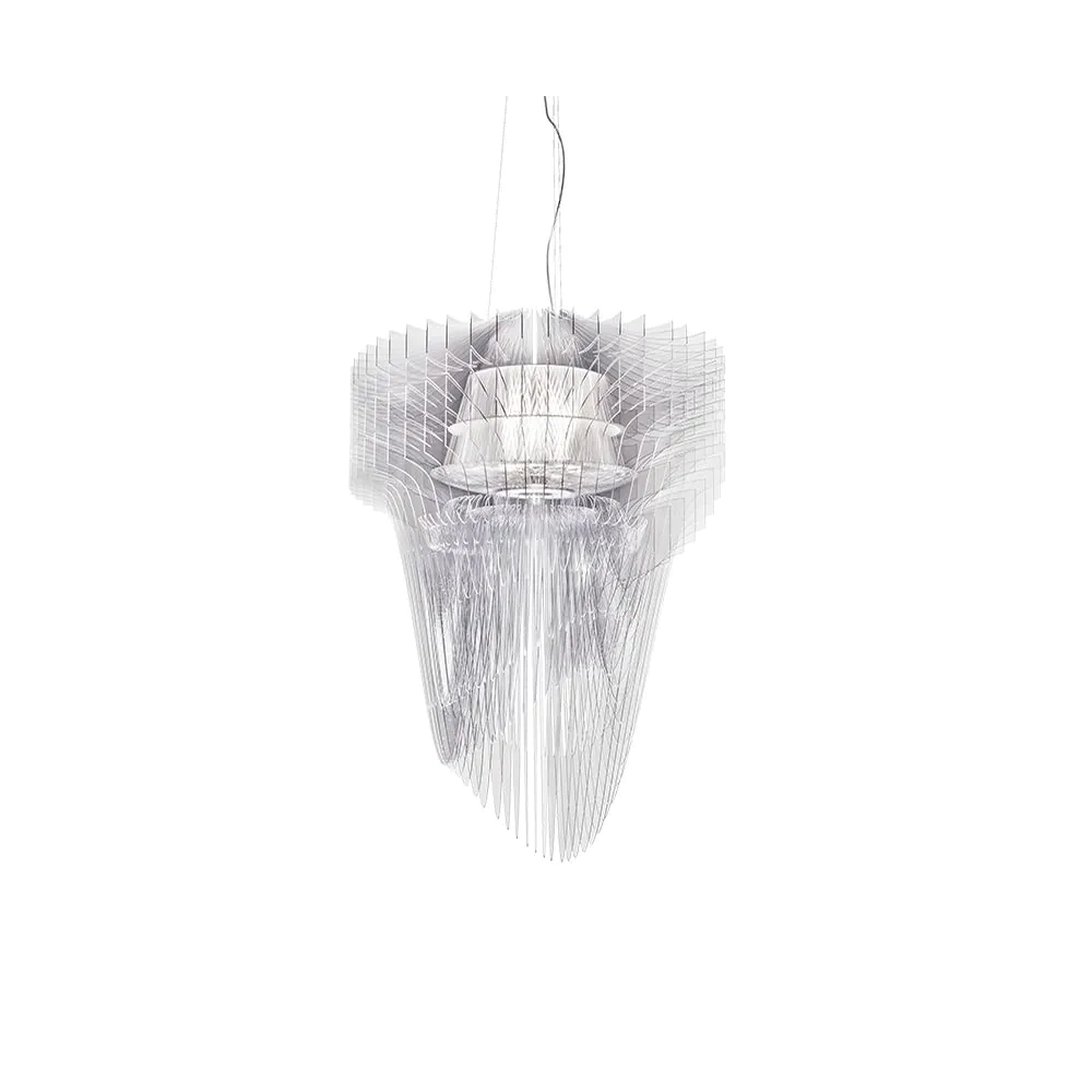 SLAMP ПЕНДЕЛ ARIA S 2X12W+1X7W E27 ПРОЗРАЧЕН