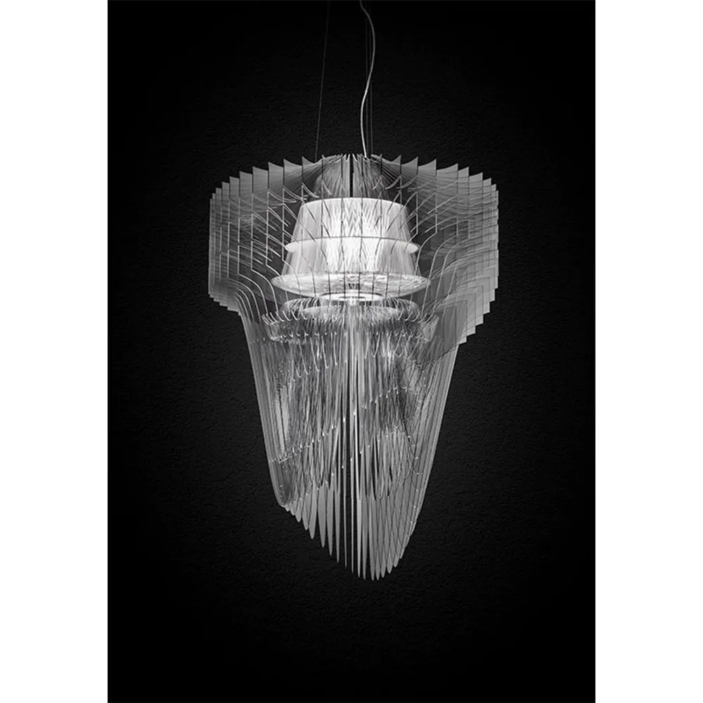 SLAMP ПЕНДЕЛ ARIA S 2X12W+1X7W E27 ПРОЗРАЧЕН