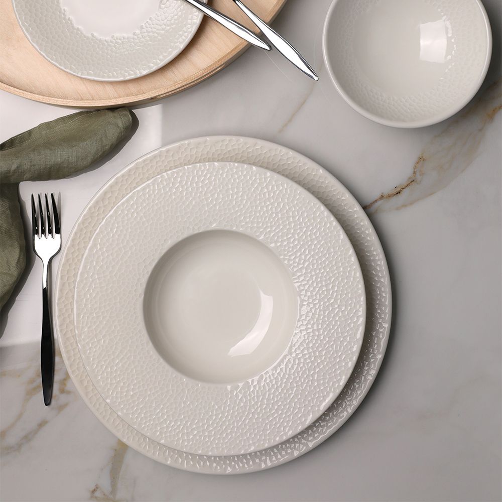 KUTAHYA ОВАЛНА ЧИНИЯ WELLINGTON 28CM 700ML БЯЛА