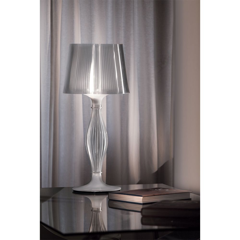 Table lamp LIZA M 1x12W E27 transparent
