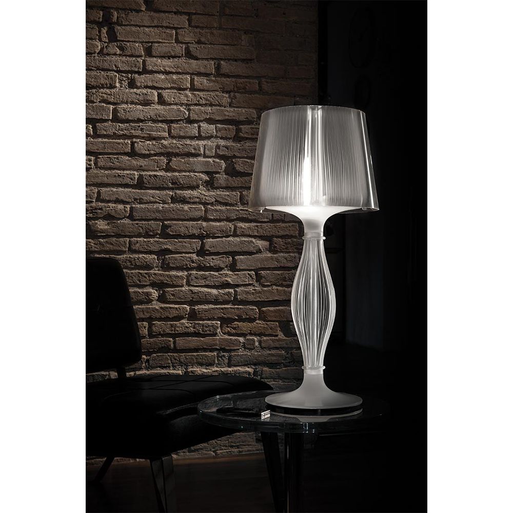 Table lamp LIZA M 1x12W E27 transparent