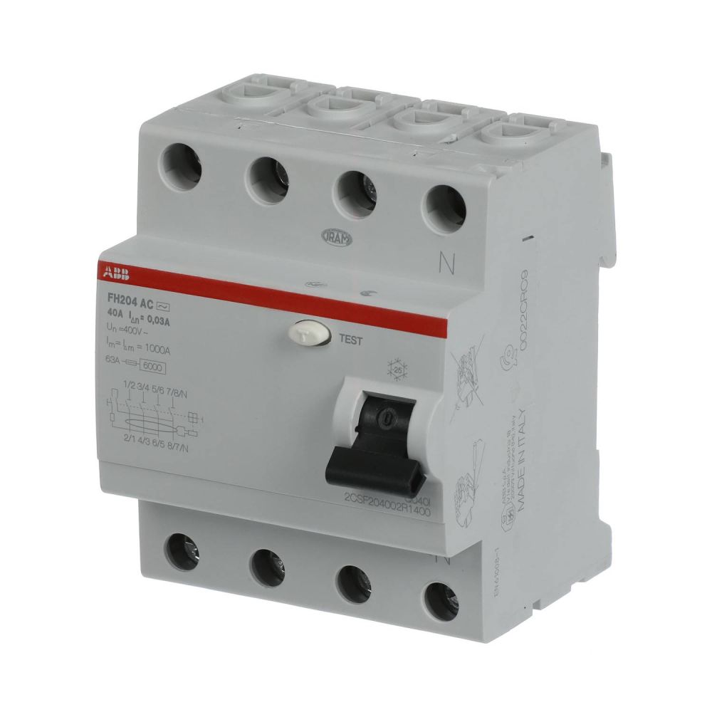ABB Residual current device FH204 AC-40/0.03 4P 40A 30mA