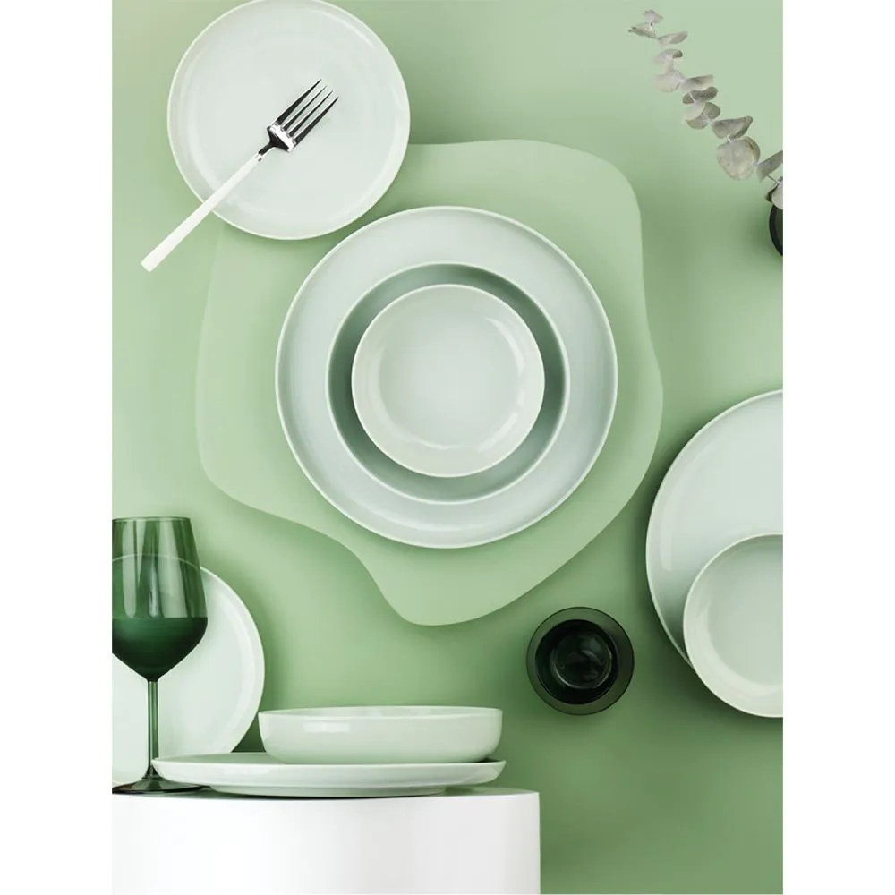Dinner set Moderna colore glossy 24 pcs. petrol green Dinner set Moderna colore glossy 24 pcs. petrol green