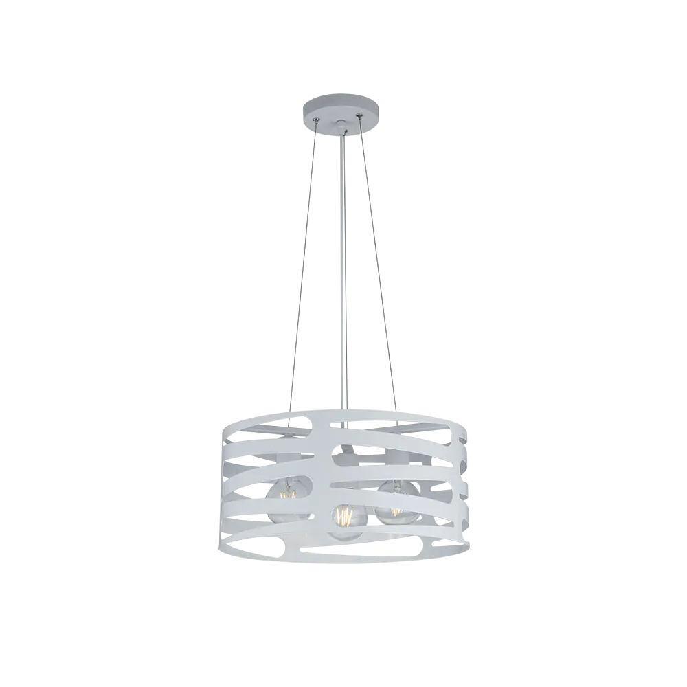HELIX PENDANT 3XE27 WHITE