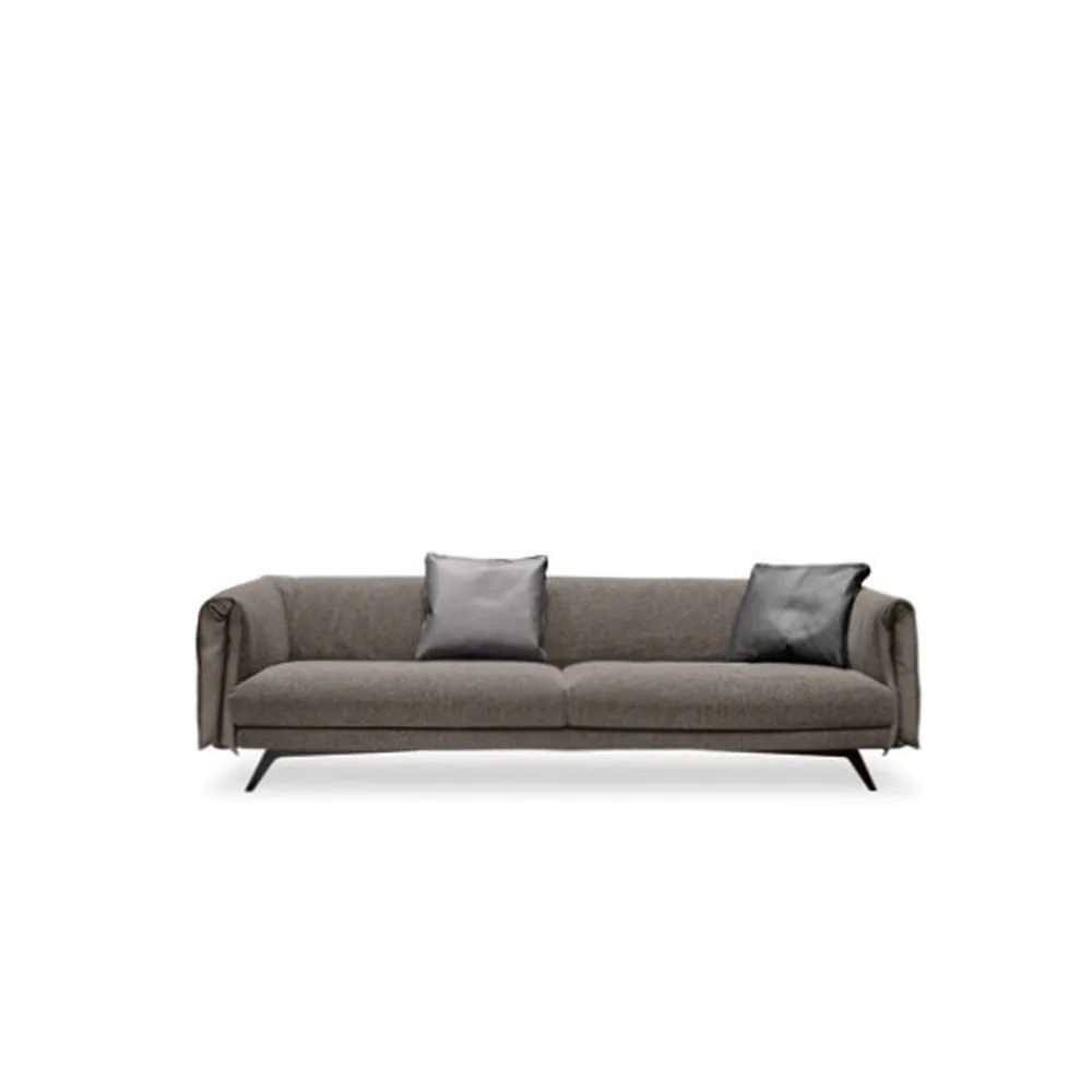 Sofa SADDLE 230x100cm Pastello 8D56/Ponza Nabuk N01
