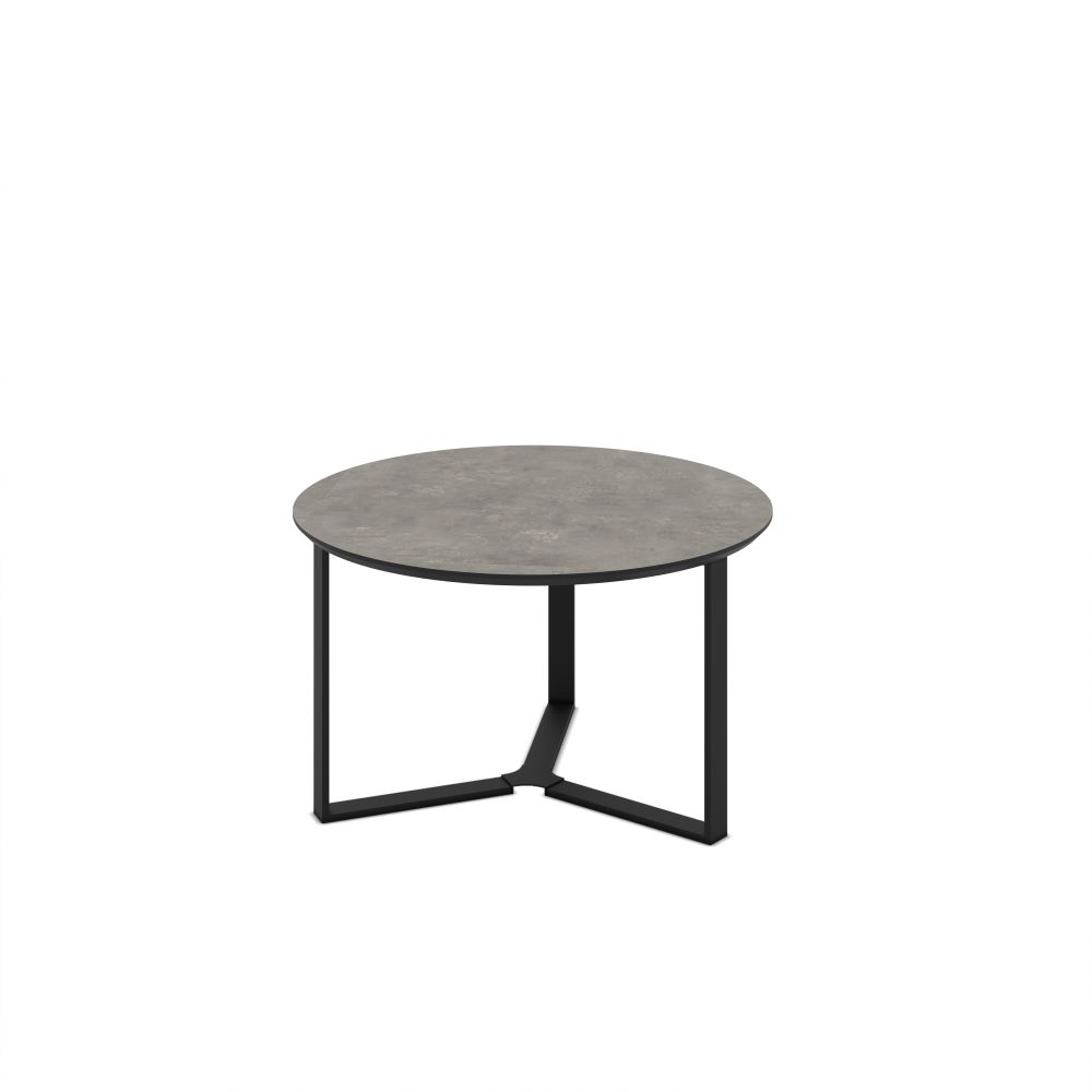 Nesting coffee tables 2pcs. Miami 90x90x45 Hazar/Retro Stone