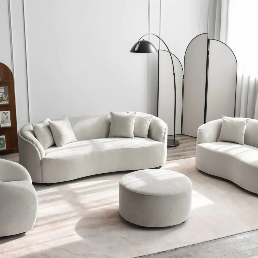 Home Finishing Триместен диван DOLCE VITA 224x96x73 слонова кост