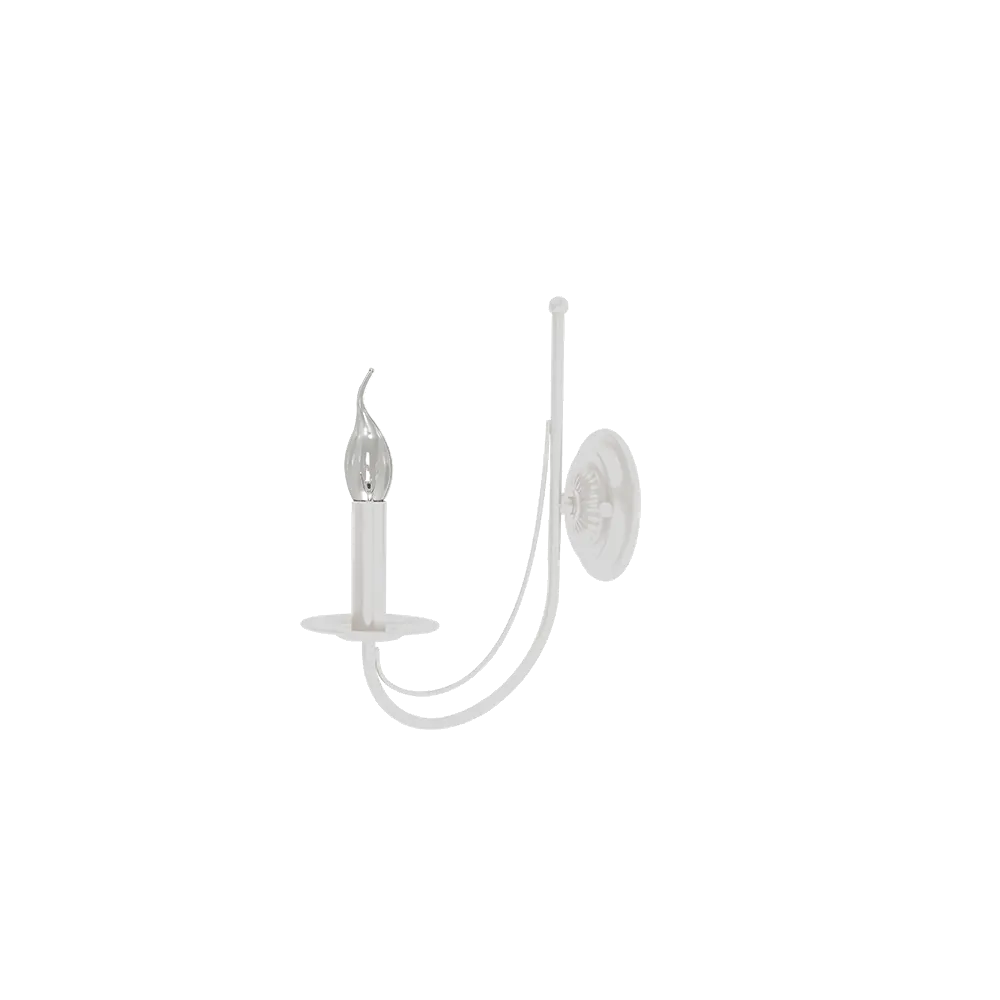 ANGELA Wall lamp 1xE14 white