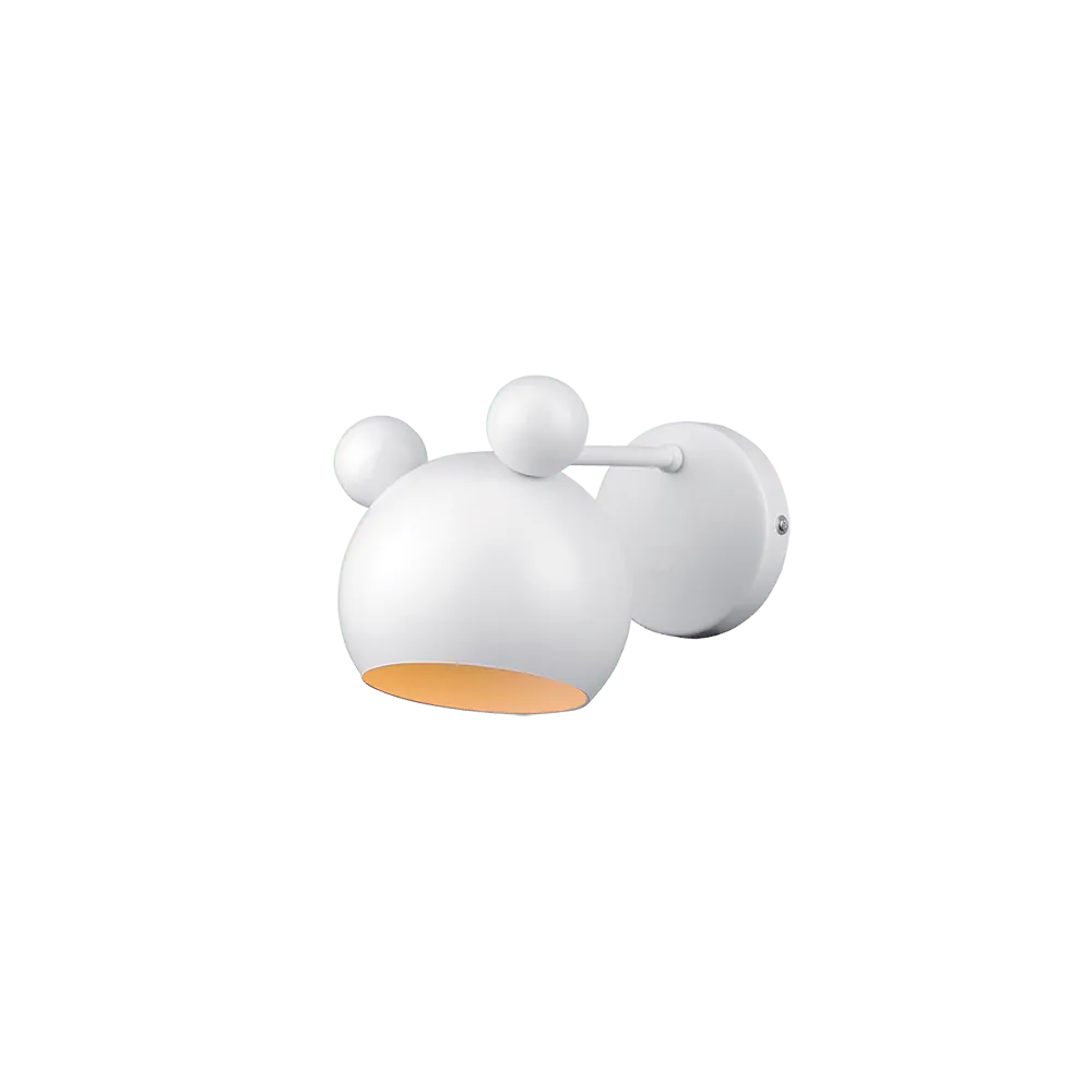MICKEY Wall lamp 1xE27 white