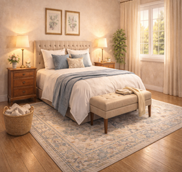 Съвети за избор на килим за спалня – комфорт и стил в едно