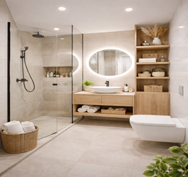 Как да подредим малката баня: Разпределение, цветове и трикове за простор