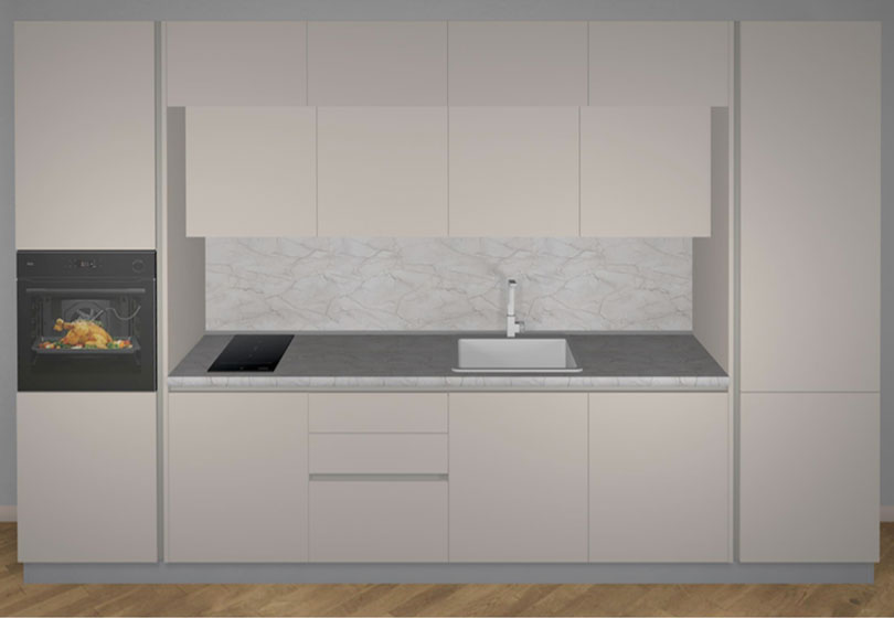 Линейна кухня с дължина 3,6 м