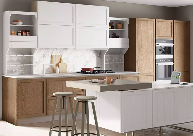 Линейна кухня с дължина 3.6м