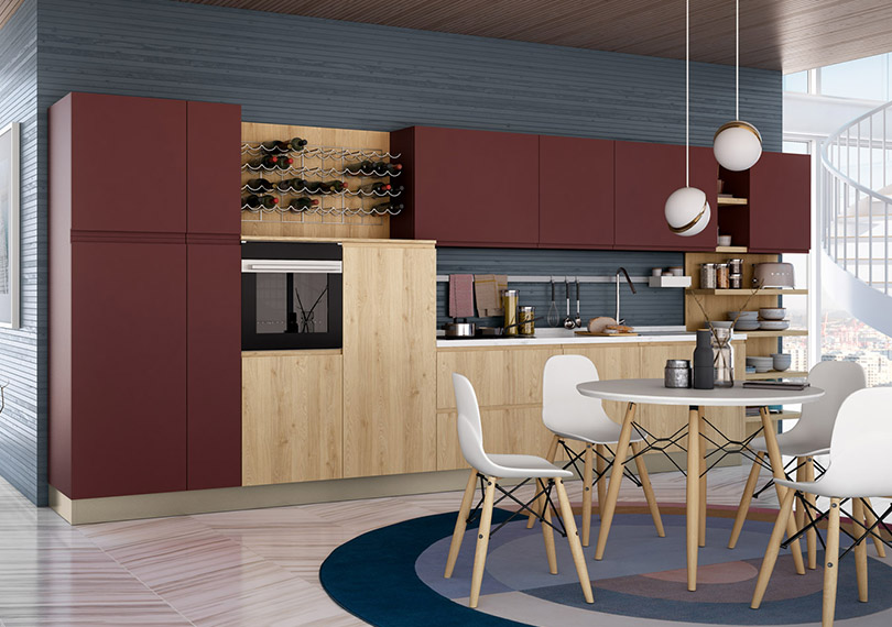 Линейна кухня с дължина 3м