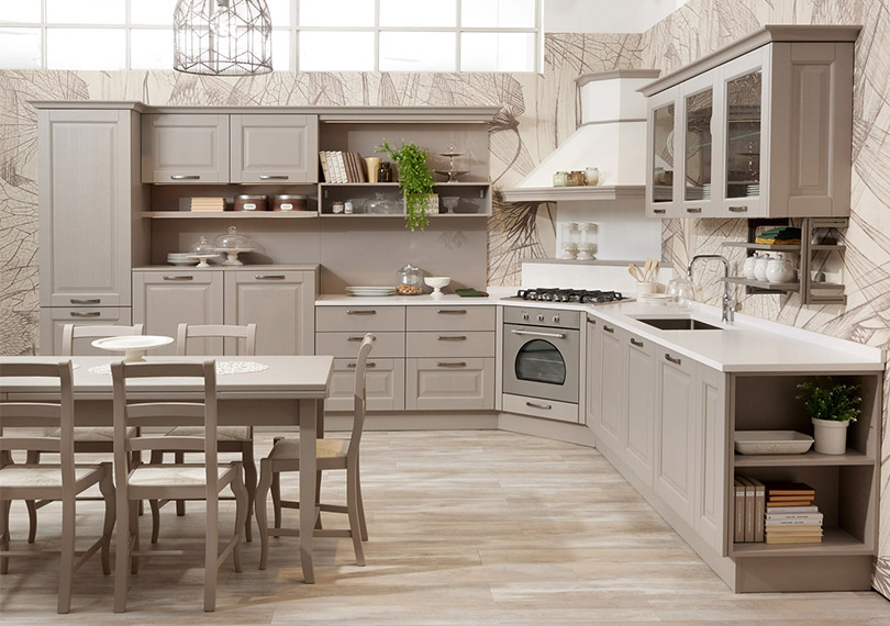 Ъглова кухня с дължина 2x2.9m